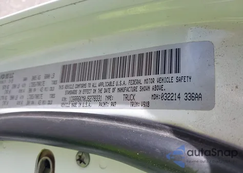 2018 Ram 1500 Tradesman 4X2 5'7 Box z USA, uszkodzony, nr VIN 1C6RR6KM0JS278331